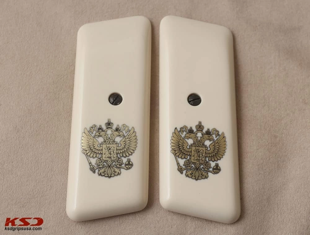 KSD Brand Tokarev TT-33 Compatible Ivory Acrylic Grips