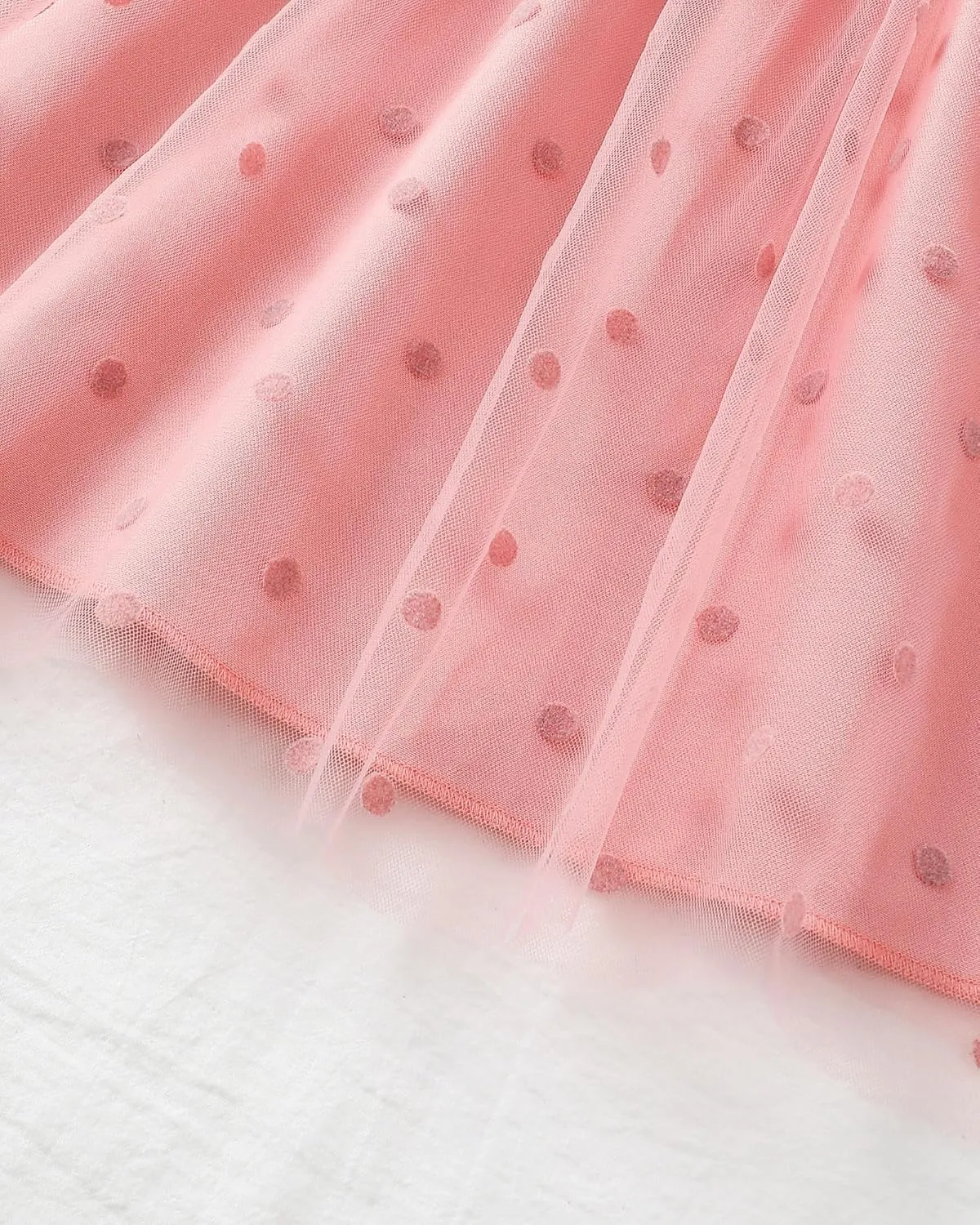 Kucnuzki Baby Girl Clothes Toddler Girls Summer Fairy Tulle Dress Ruffle Fly Sleeve Casual Sundress Cute Outfit for Kids