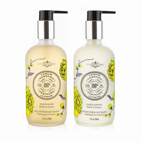 La Chatelaine Hand Wash & Lotion Set | 2 x 8.1 oz. (Lemon Verbena)