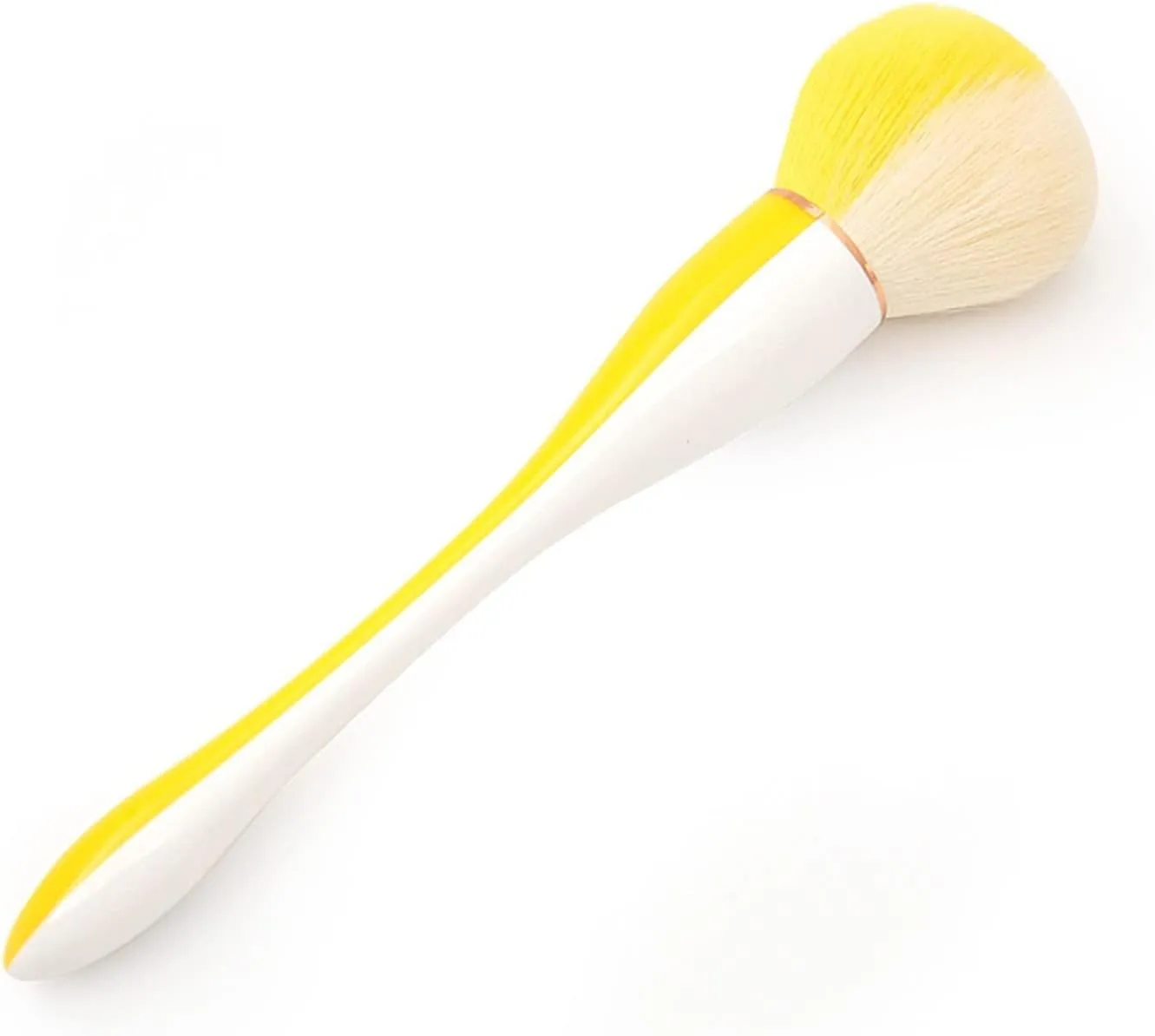 Large Powder Brushs Brush Foundation Makeup Brush Powder Brushs and Brushs for Daily Makeup How to Put Makeup on(Yellow)