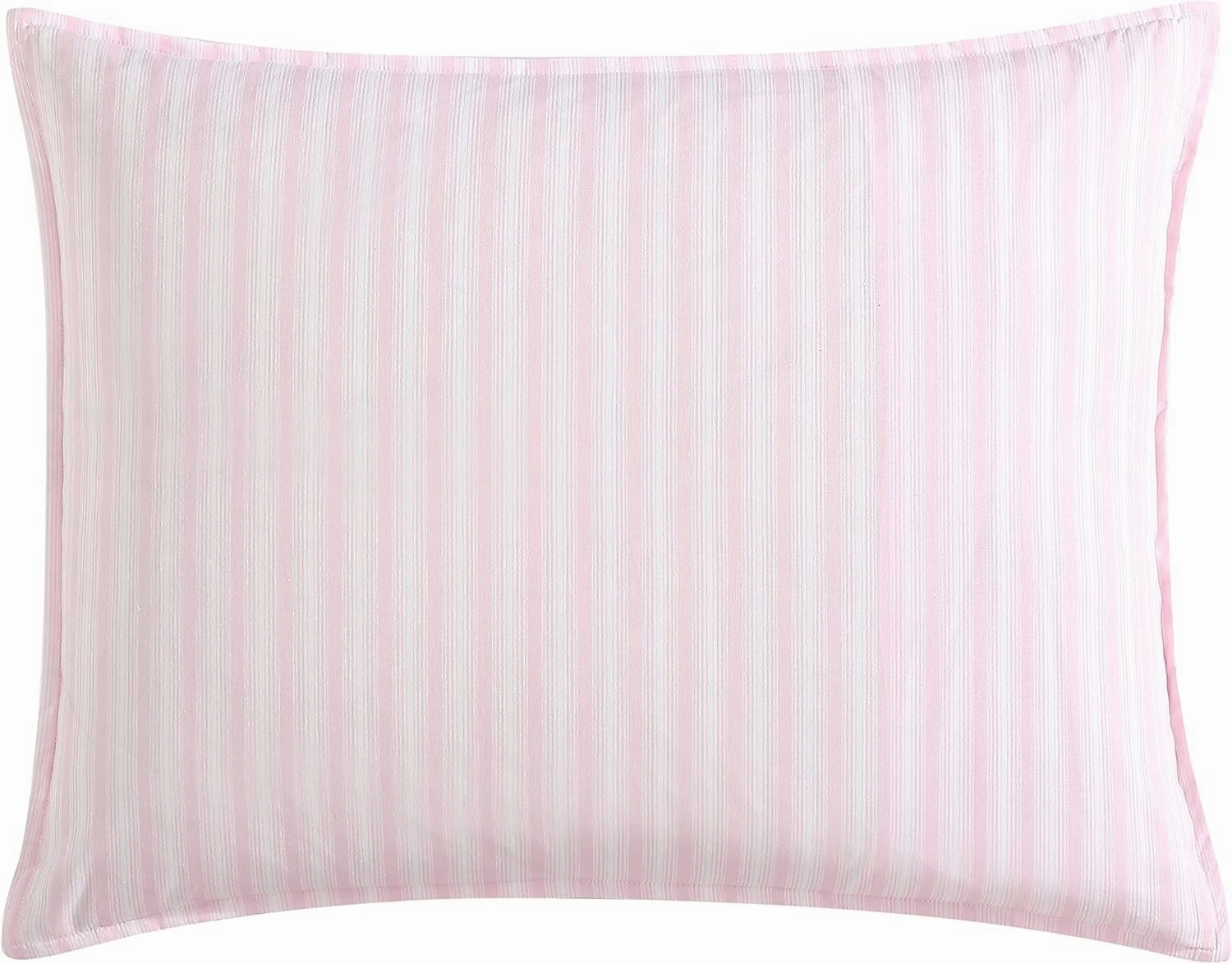Laura Ashley- King Comforter Set, Reversible Cotton Bedding with Matching Sham(s), Dorm Essentials (Delphine Mauve Pink, King)