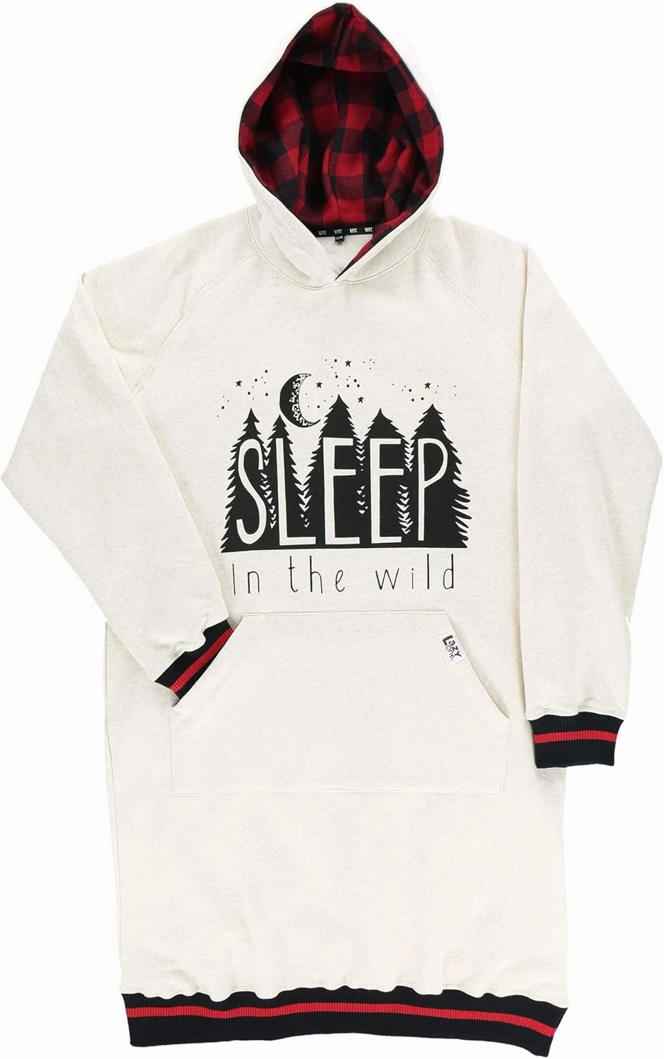 Lazy One Oversized Hoodie Sweatshirt, Comfortable Sleepwear, Sweater Dress for Women