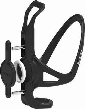 LEZYNE Matrix Air Cage Bicycle Bottle Cage with Stealth Airtag Storage, Dual Side Loading, IPX7 Waterproof, Durable, Water Bottle Mount for Bikes