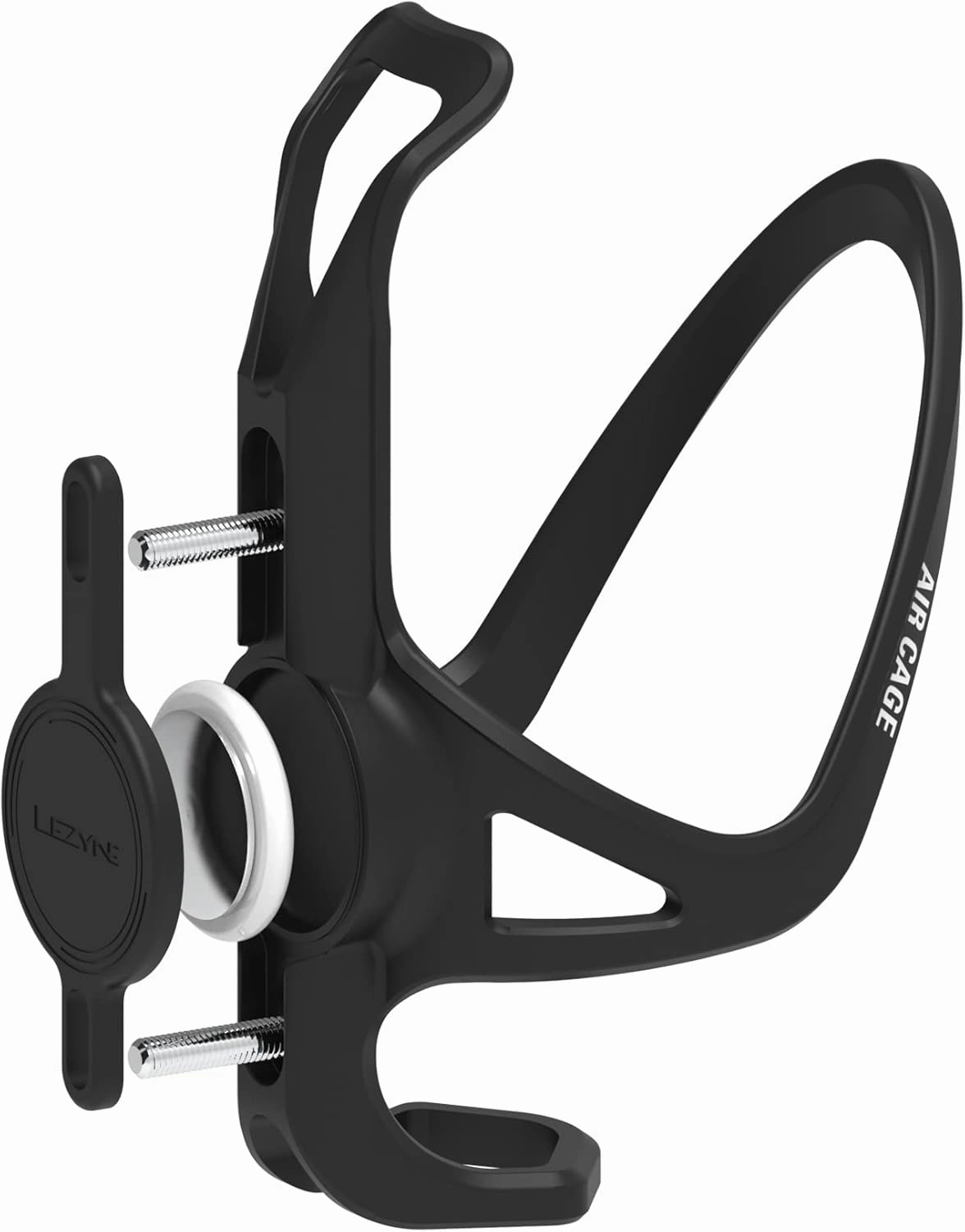LEZYNE Matrix Air Cage Bicycle Bottle Cage with Stealth Airtag Storage, Dual Side Loading, IPX7 Waterproof, Durable, Water Bottle Mount for Bikes