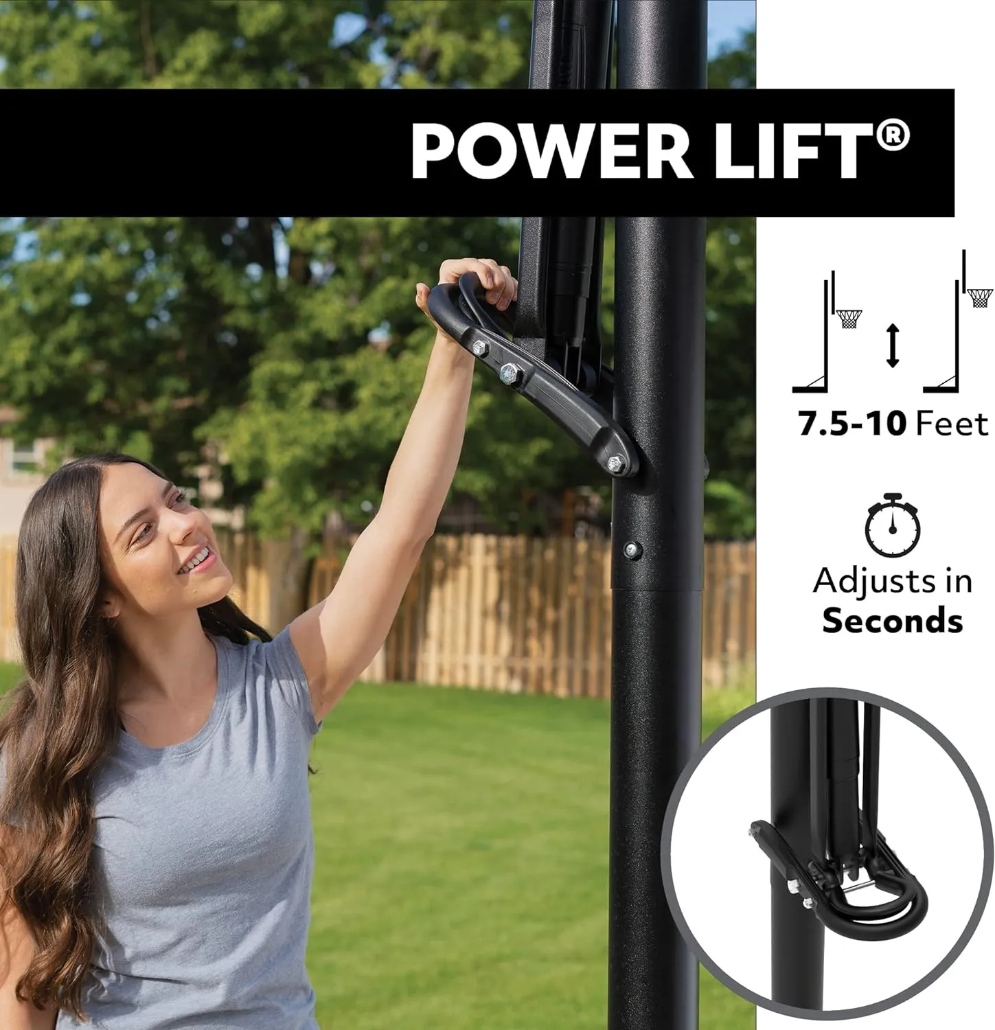 Lifetime Adjustable Basketball Hoop (54-Inch Polycarbonate)