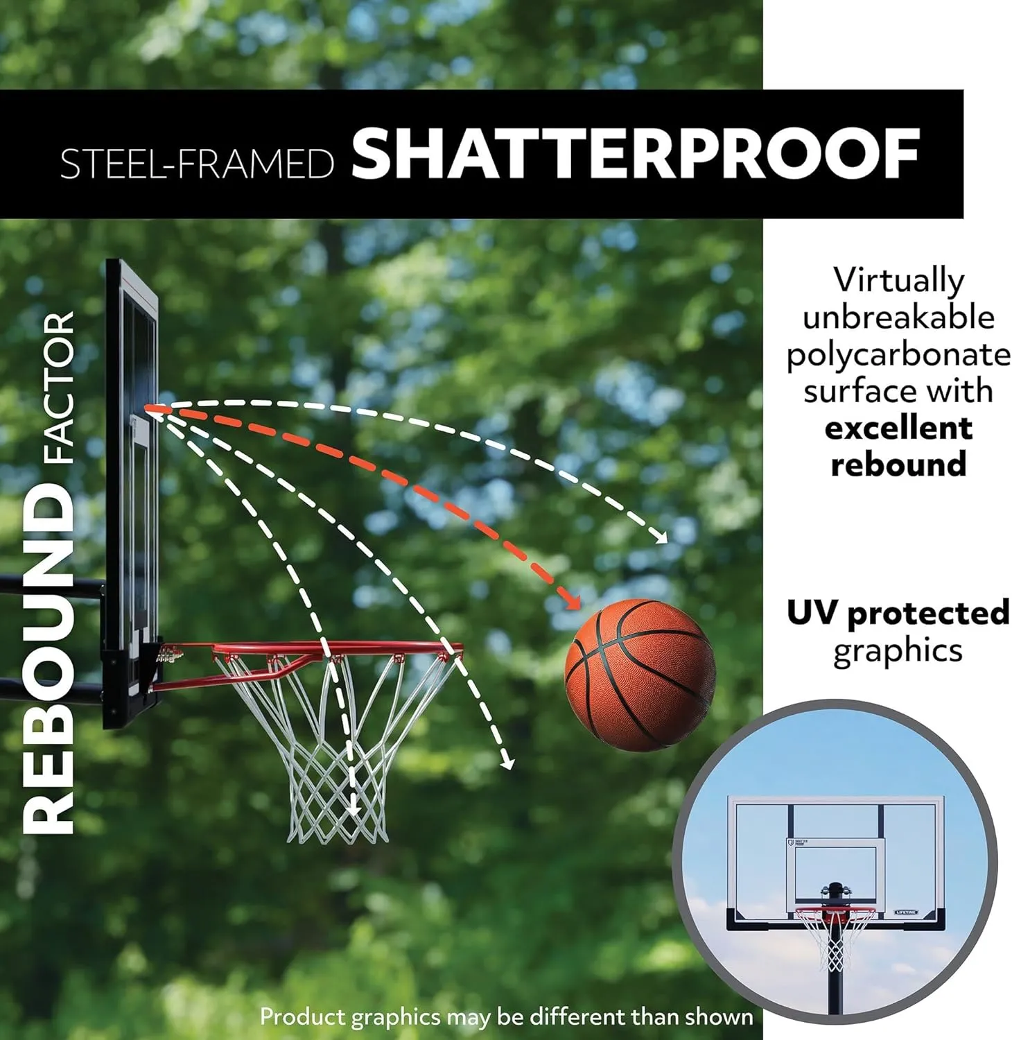 Lifetime Adjustable Basketball Hoop (54-Inch Polycarbonate)