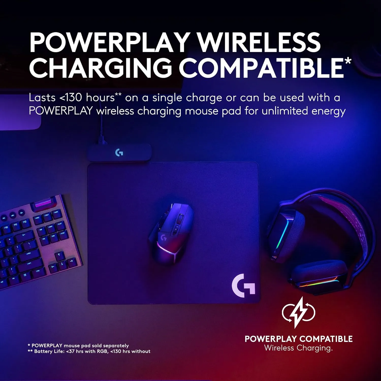 Logitech G502 X Plus Lightspeed Wireless Gaming Mouse, Black | Hero Sensor, 25,600 DPI, 13 Programmable Buttons, LIGHTFORCE Switches, RGB Lighting, PC/Mac | with Signature Series Charging Dock