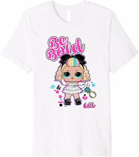LOL Surprise Cute 80's B.B. Doll Be Bold Colorful Chest Logo Premium T-Shirt