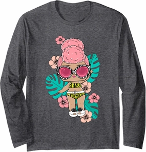 LOL Surprise Cute Yacht B.B. Doll Summer Feeling Chest Logo Long Sleeve T-Shirt