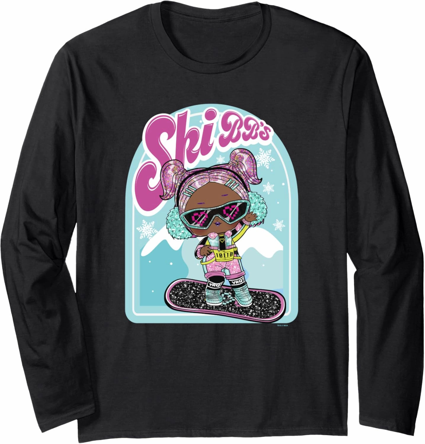 LOL Surprise! Ice Sk8ter Ski BB'S Sports Long Sleeve T-Shirt