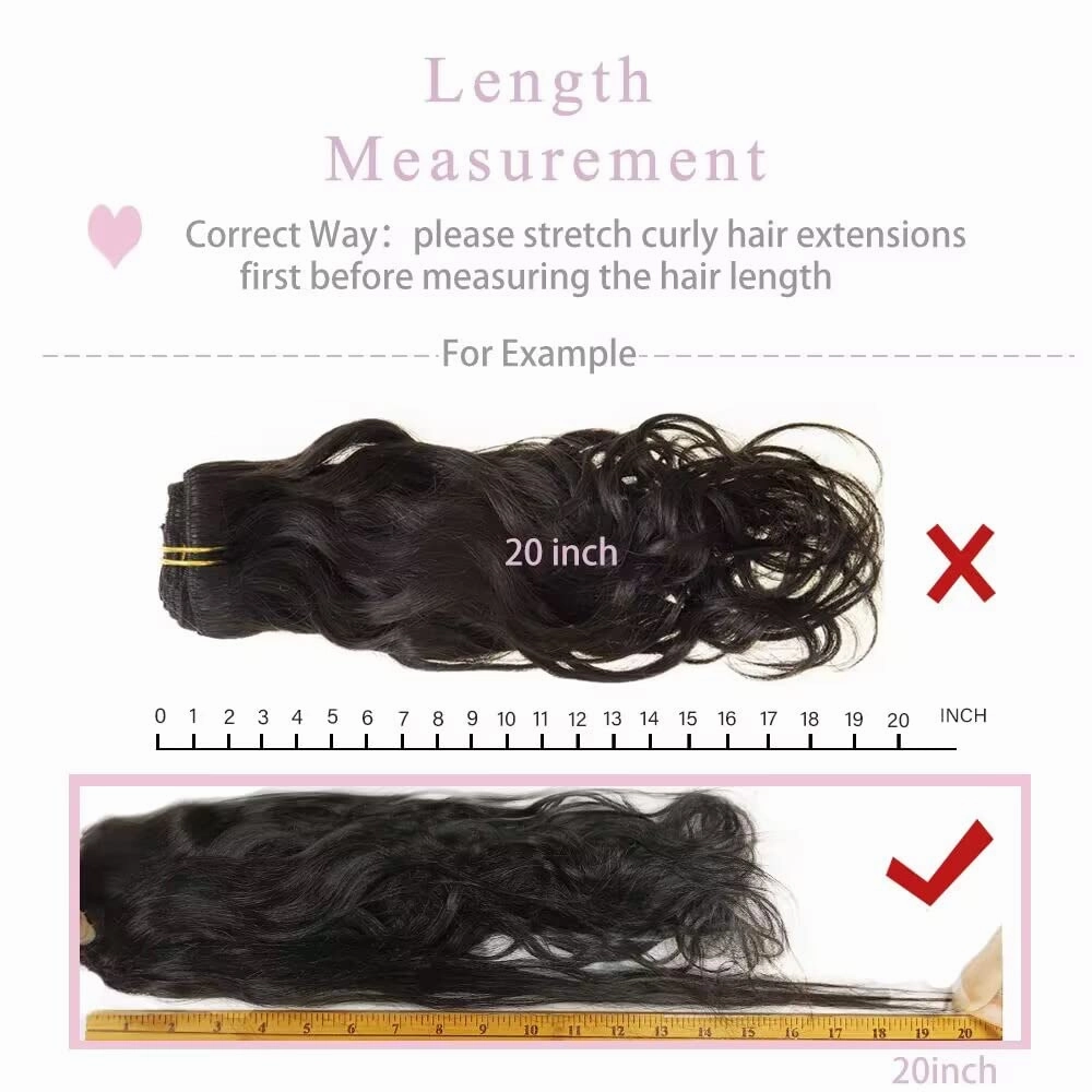 Loxxy Clip in Human Hair Extensions 18inch Natural Wave and Natural Color Virgin Remy Human Hair Extensions #1B Natural Black color 18inch with Double Weft 120g/set 7Pcs/lot And 17 Clips Per Pack