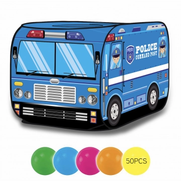 Lucky Baby Police Car Exploration Playhouse