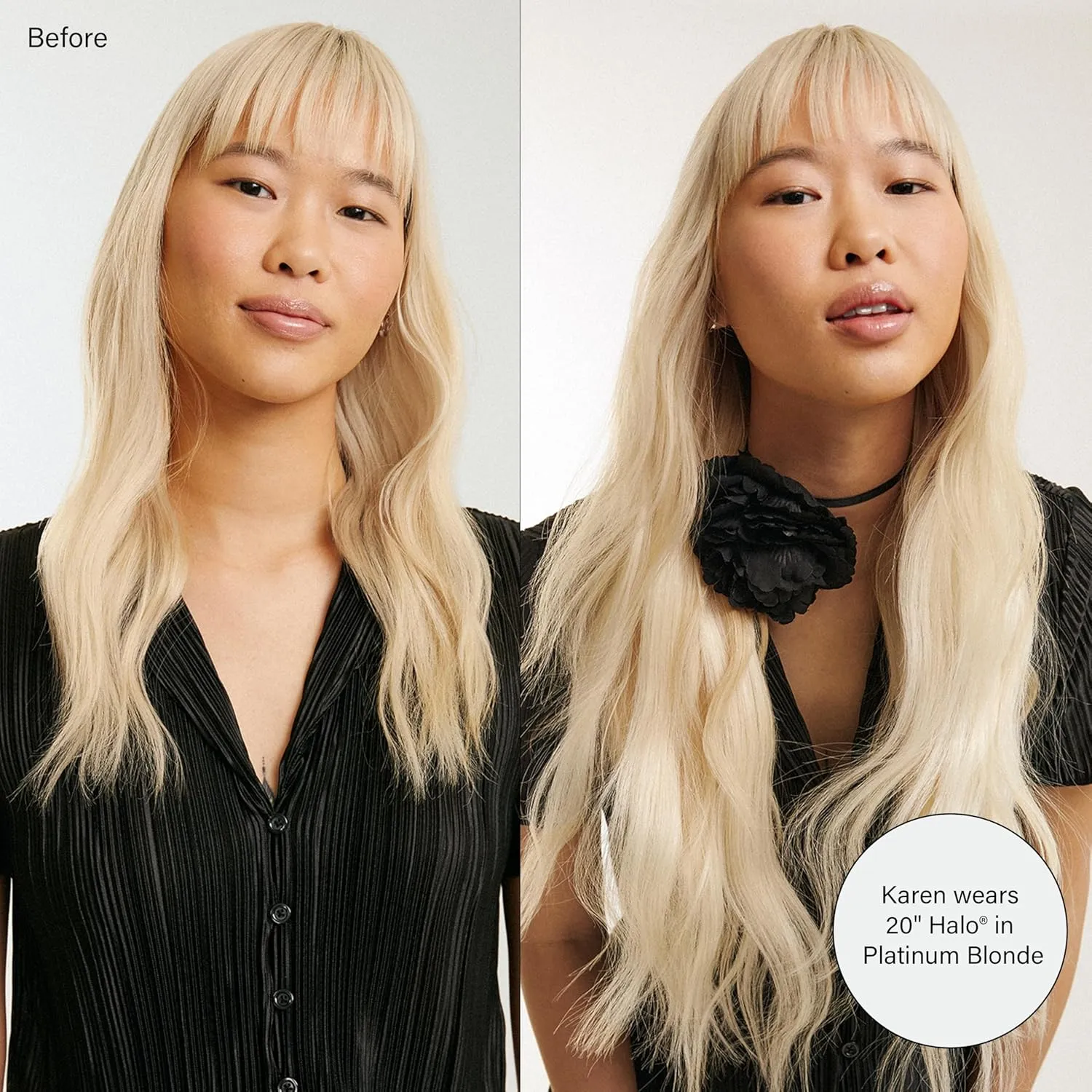 Luxy 100% Remy Human Hair – Halo Clip-In Hair Extensions –Natural Looking Volume & Length - One-Piece - Easy 5-Min Application 180 grams 20" Bronde Balayage Halo