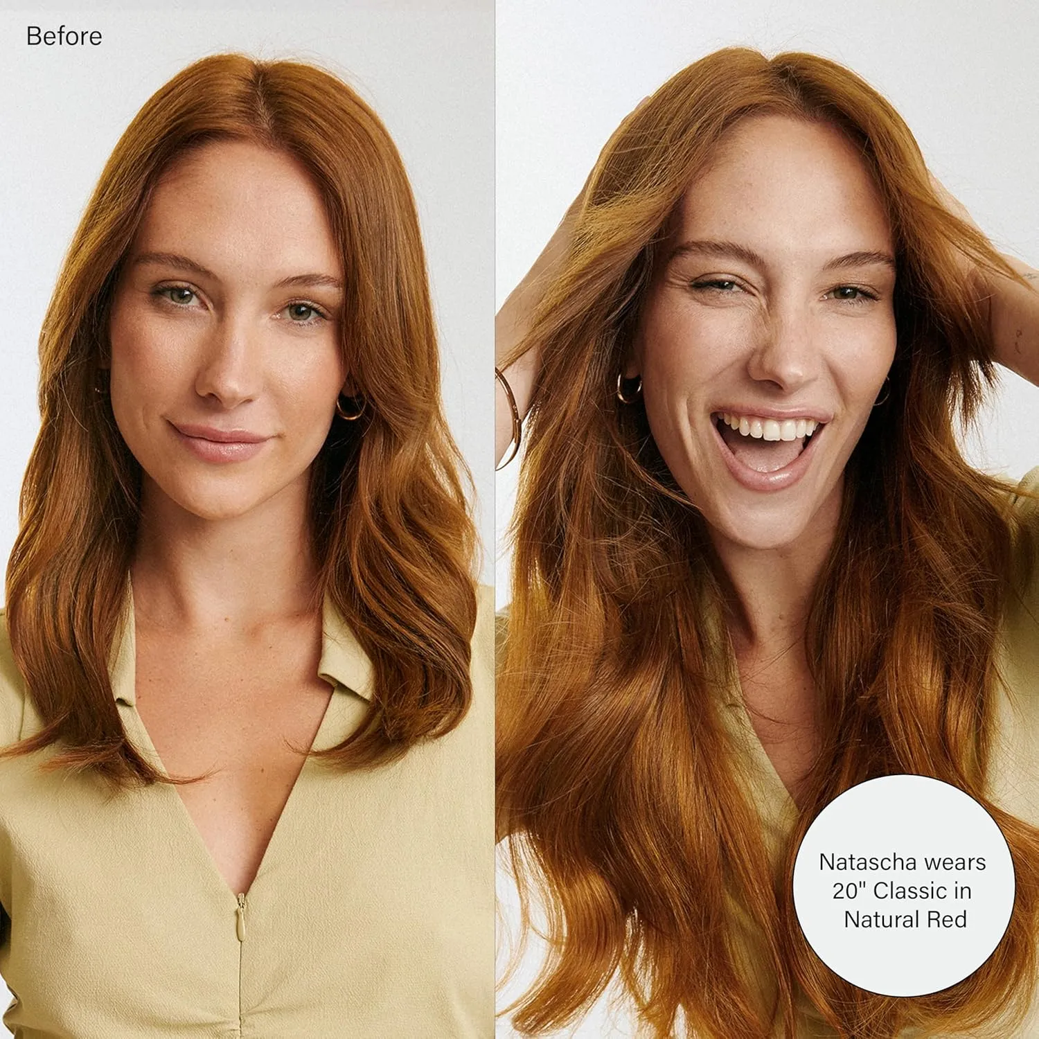 Luxy Hair 20" Medium Natural Brown Thick Classic Clip-In Hair Extensions (220 grams) 100% Remy Human Hair, Thick, Natural,Volume, 10-Piece Set, Blends Easily