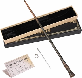 Magic Wizard Wand Sorcerer Props for Kids Witch Cosplay Accessories Witchcraft Collection with Gift Box (Sprig)