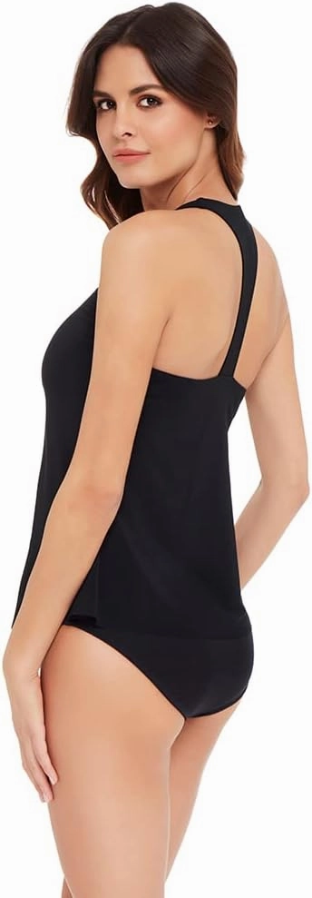 MagicSuit Women's Swimwear DD-Cup Solid Taylor Underwire Bra Removable Soft Cup Tankini Top
