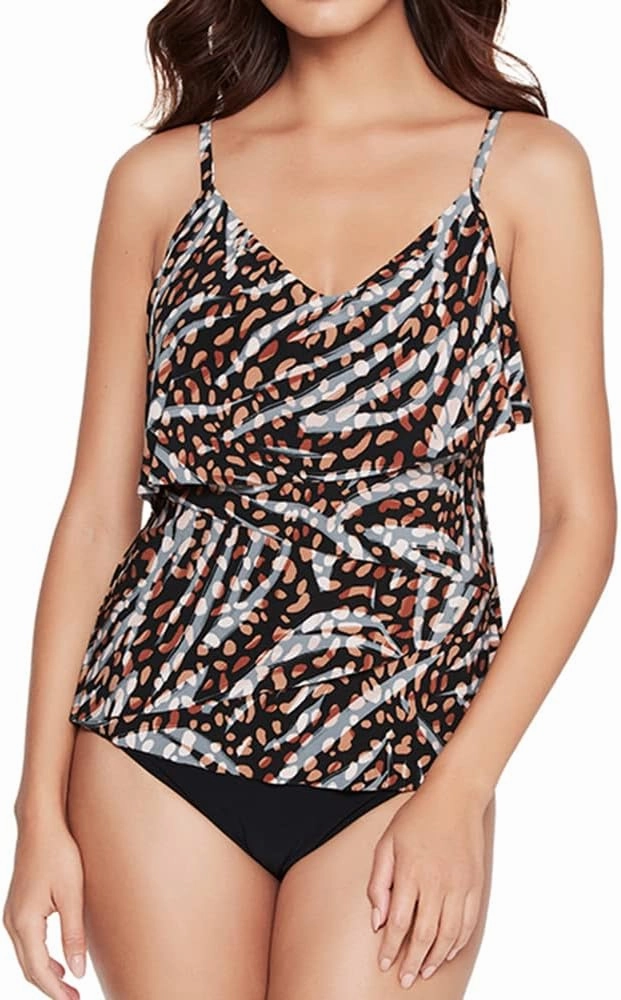MagicSuit Women's Swimwear Slimming Chloe Tankini Top Soft Cup Bra Adjustable Strap Bathing Suit