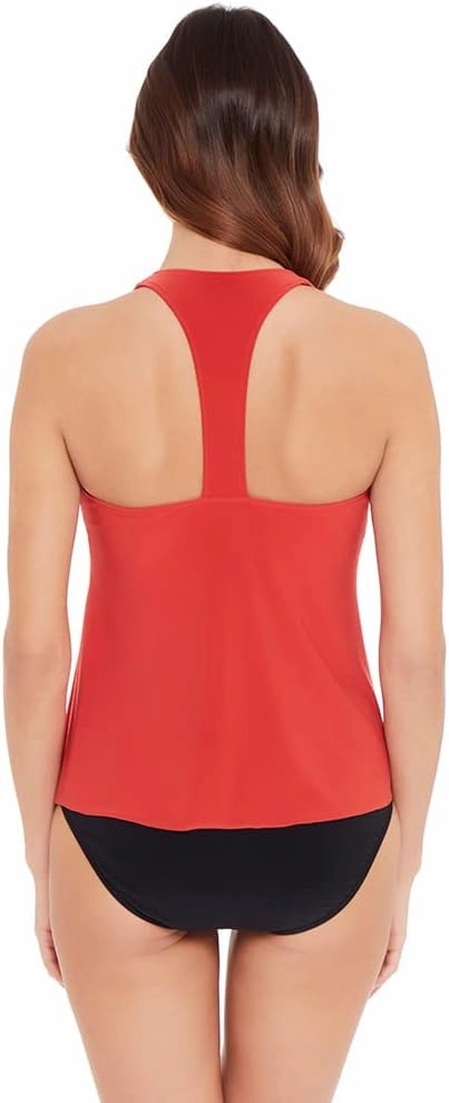 MagicSuit Women's Swimwear Solid Taylor Underwire Bra Removable Cup Tankini Top Separate