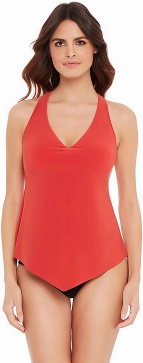 MagicSuit Women's Swimwear Solid Taylor Underwire Bra Removable Cup Tankini Top Separate