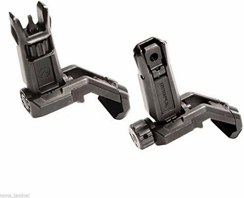 Magpul Pro Offset Iron Sights Angled 45 Degree BUIS Front and Rear Sight Set MBUS MAG525 MAG526