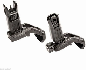 Magpul Pro Offset Iron Sights Angled 45 Degree BUIS Front and Rear Sight Set MBUS MAG525 MAG526