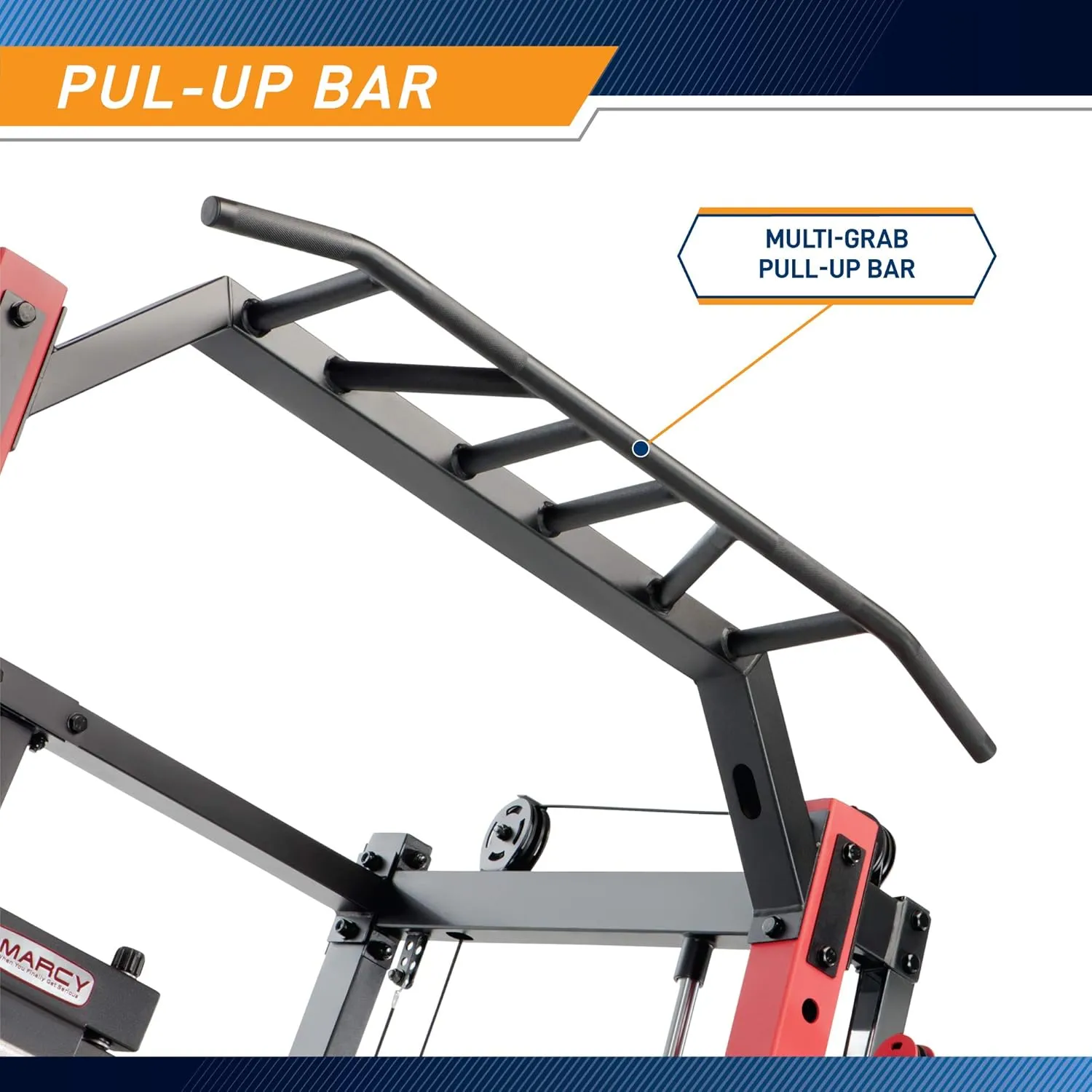 Marcy Smith Machine Cage System Home Gym Multifunction Rack, Customizable Training Station