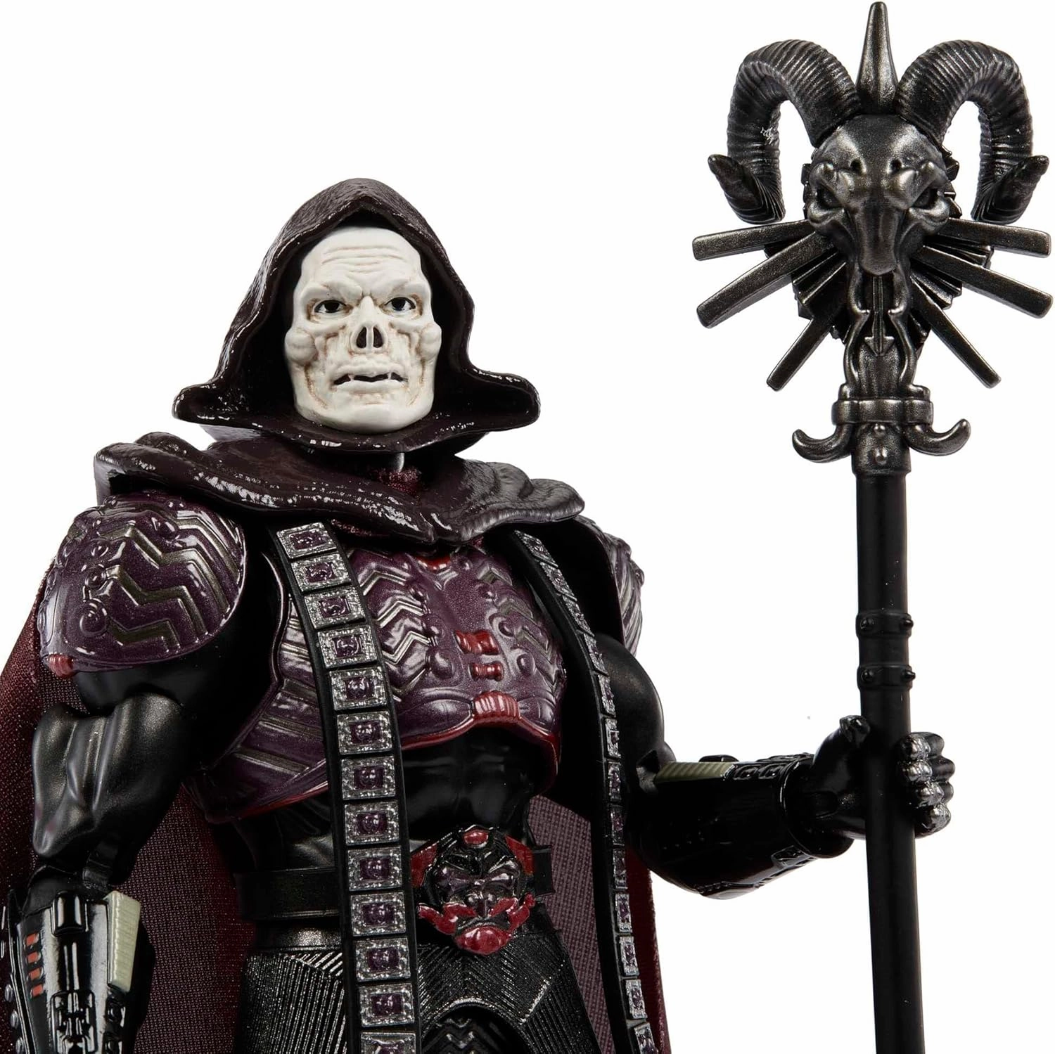 Masters of the Universe Masterverse Action Figure, Skeletor Articulated MOTU Collectible with Swappable Parts & Accessories