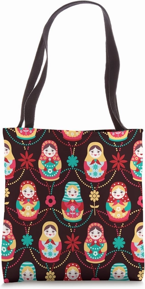 Matryoshka Russian Nesting Doll Tote Bag