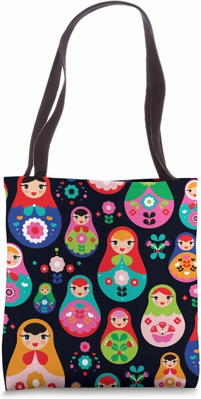 Matryoshka Russian Nesting Doll Tote Bag