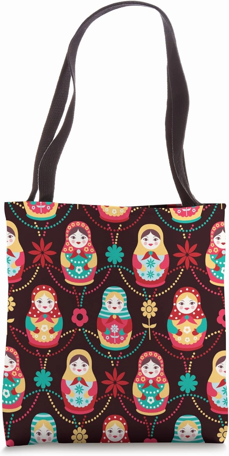 Matryoshka Russian Nesting Doll Tote Bag