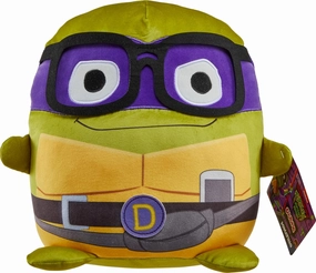 Mattel Teenage Mutant Ninja Turtles: Mutant Mayhem Cuutopia Plush Toy, 10-Inch Donatello Kawaii-Style Soft Figure, Orange Masked Mikey Collectible