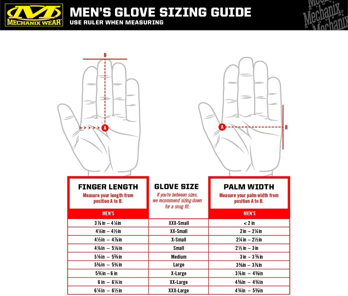 Mechanix Wear: M-Pact 2 Covert Tactical Work Gloves (X-Large, All Black)