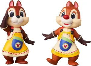 MEDICOM TOY UDF Ultra Detail Figure No.787 Kingdom Hearts II CHIP 'N Dale 2 PCS, Total Height: Approx. 1.7 inches (43 mm), Non-Scale, Painted Finished Figure