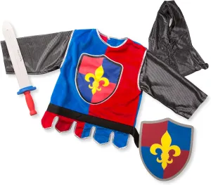 Melissa & Doug Knight Role Play Costume Dress-Up Set (4 pcs)