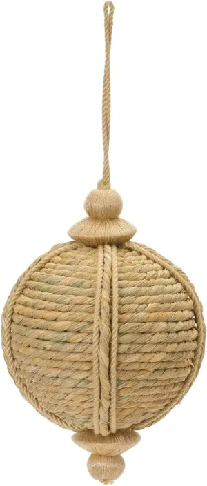 Melrose International Jute Onion Ornament (Set of 4)