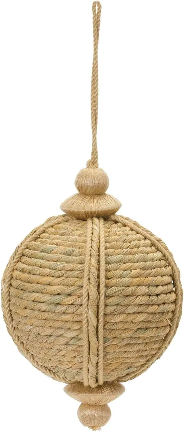 Melrose International Jute Onion Ornament (Set of 4)