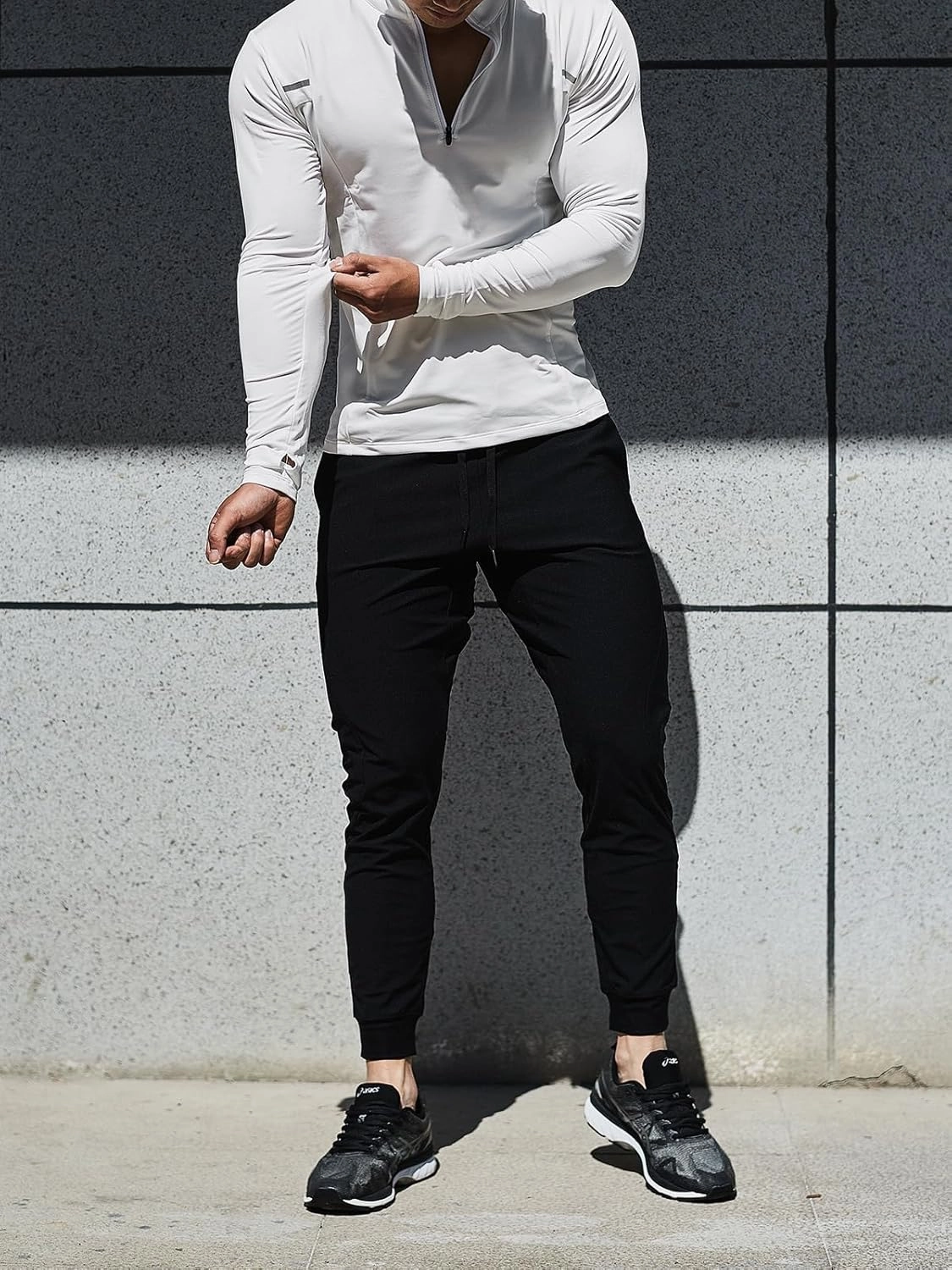 Men's Sweatpants Quick-Drying Stretch Sports Trousers Track Pants Running Workout
