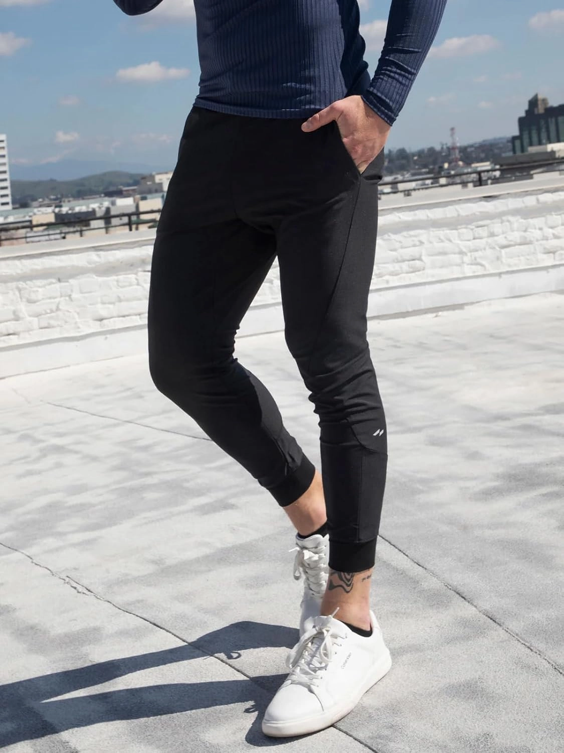 Men's Sweatpants Quick-Drying Stretch Sports Trousers Track Pants Running Workout
