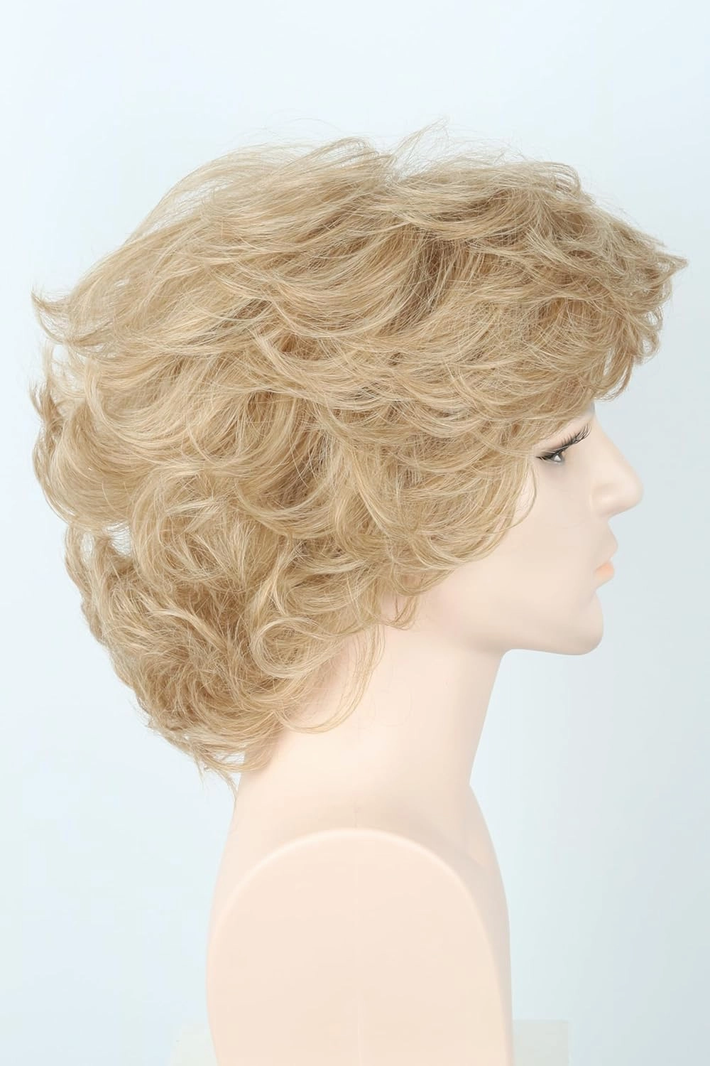 Men's Wigs 70s Wigs for Men Blonde Short Wavy Wig Halloween Costume Wig