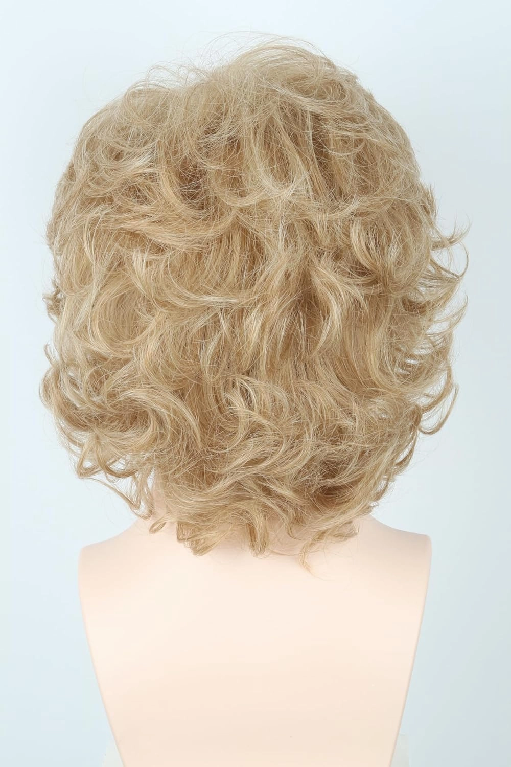 Men's Wigs 70s Wigs for Men Blonde Short Wavy Wig Halloween Costume Wig