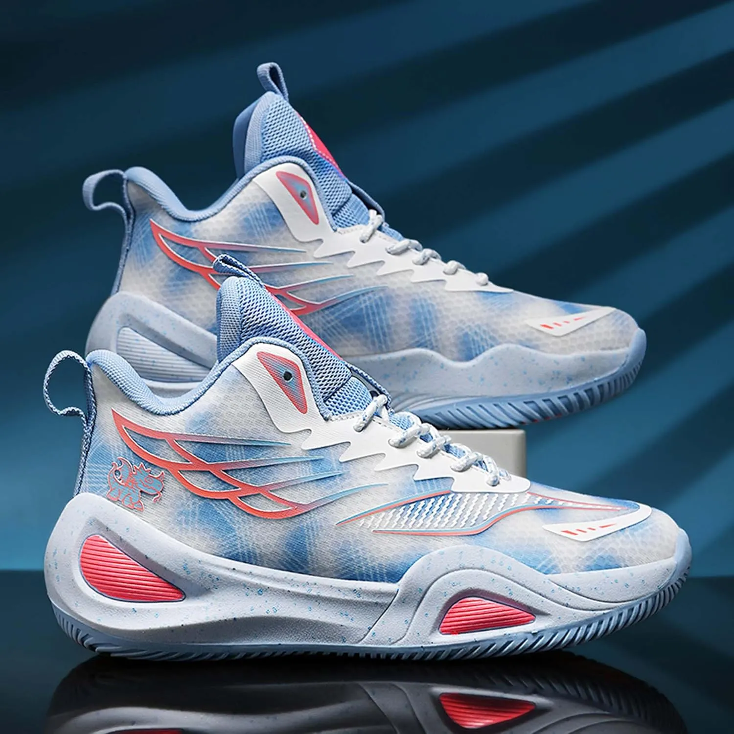 Mens Womens Couples Lace Up Mid Top Casual Sneakers Comfortable and Breathable Running Shoes Rubber Sole Non Slip Basketball Sneakers Walking Shoes Wear Resistant and Durable Fitness Training Shoes
