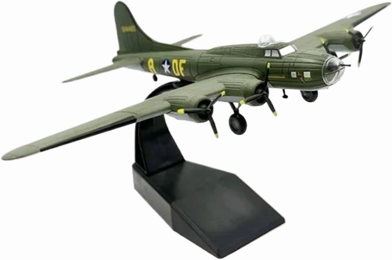 Metal Aircraft Model 1/144 Scale Trending Diecast B17 Flying Fortress 2024 Classic Bomber Aircraft Model Perfect Aviation Enthusiasts Aviation Enthusiasts