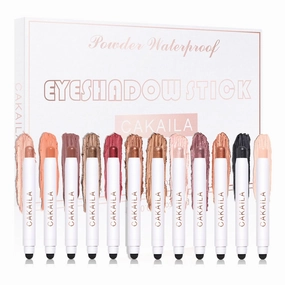 Metallic Eyeshadow Cream Eyeshadow Pen Crayon Eye Brightener Highlighter Makeup Eyeshadow Set Eyeshadow Waterproof Eyeshadow Sticks For Eyes Set