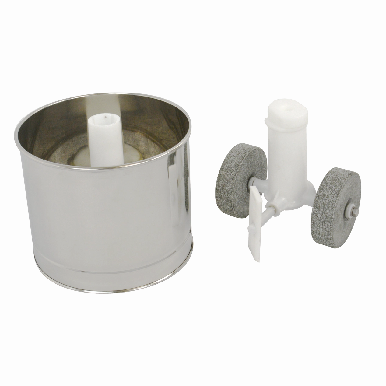 Micro-Batch Granite Drum and Roller Stone Set