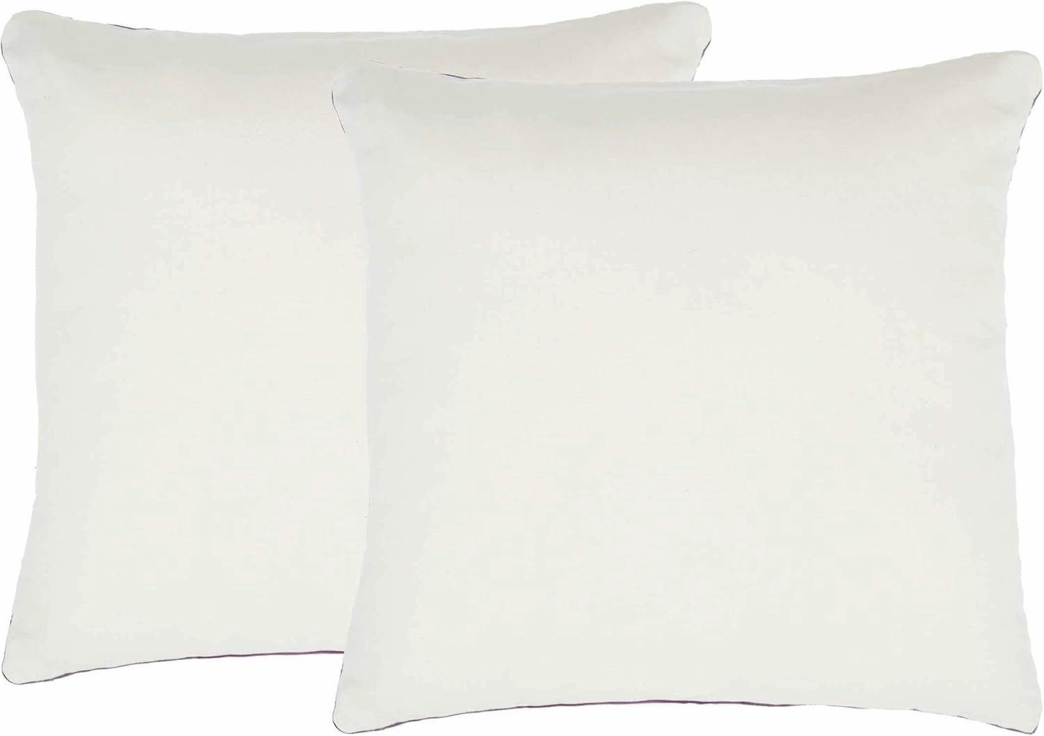 Mina Victory SS999 Pack of 2 Life Styles Velvet Purple Throw Pillow Cover Set 16" x 16", 2 Pieces, 16"x16"