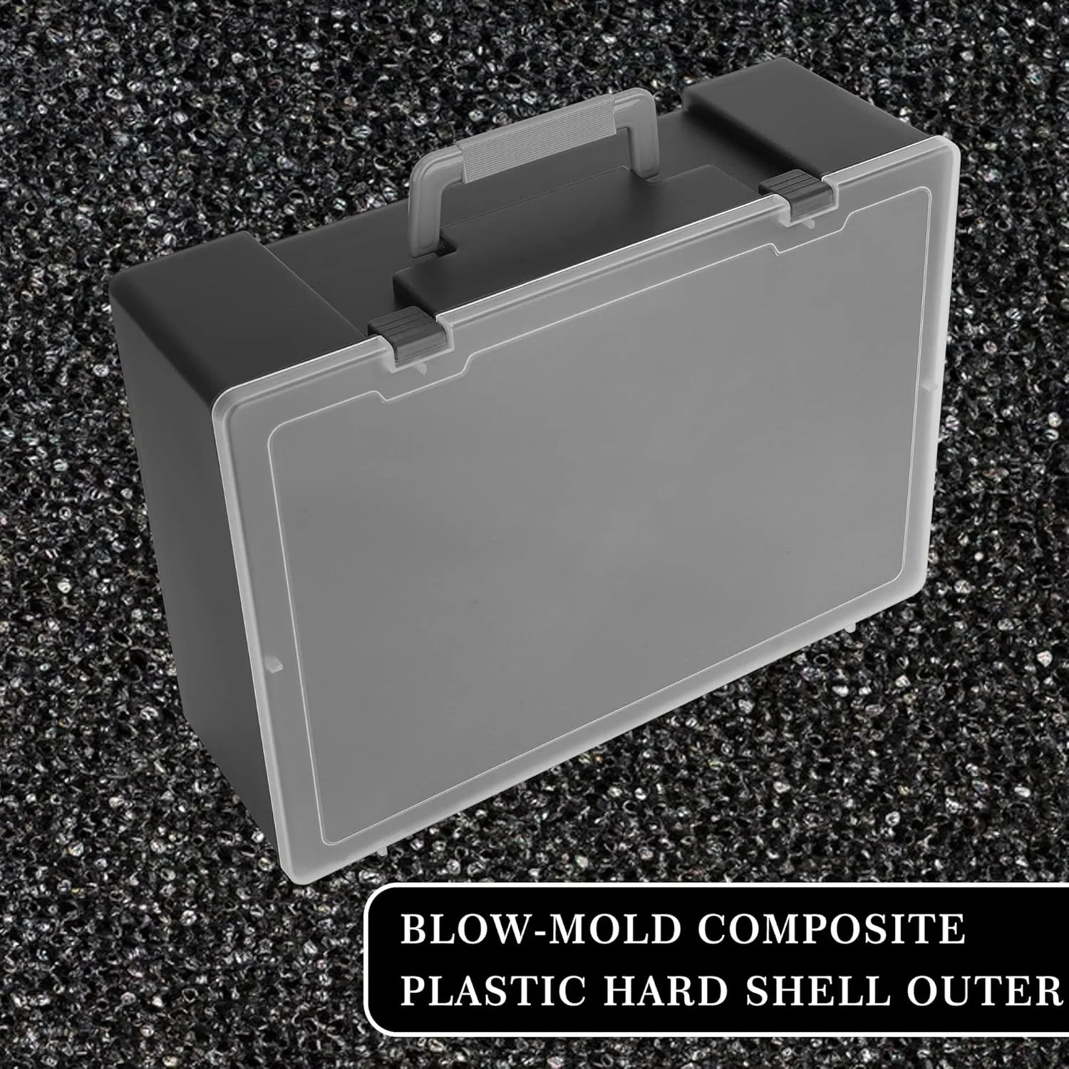 Miniature Storage Sturdy Carrying Figure Case -108 Slot Figurine Minature Carrying Case Compatible with D&D and More (blackness)