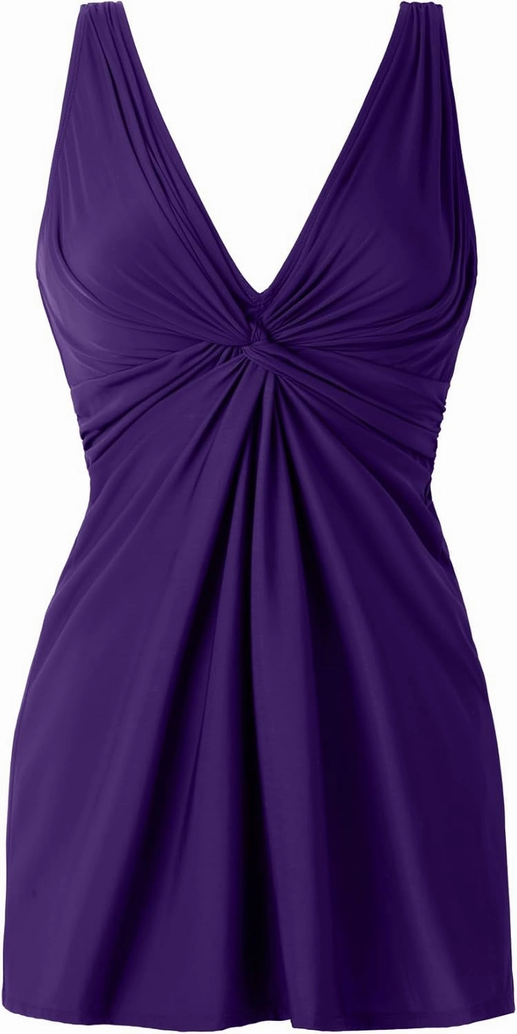 Miraclesuit Women's Swimwear Must Have Marais Tummy Control Soft Cup One Piece Swimdress