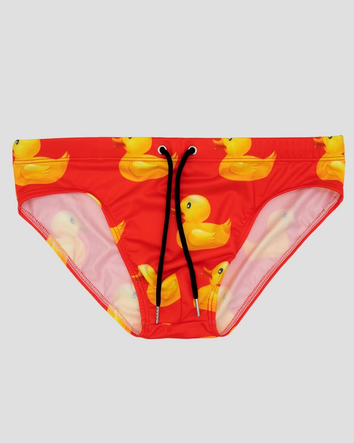 MIZOK Men's Sexy Cartoon Print Swim Bikini Low Rise Surfing Briefs Quick Dry Swimsuit Swimwear Short