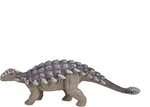 MOJO Ankylosaurus Realistic Dinosaur Toy Replica Hand Painted Figurine, Brown