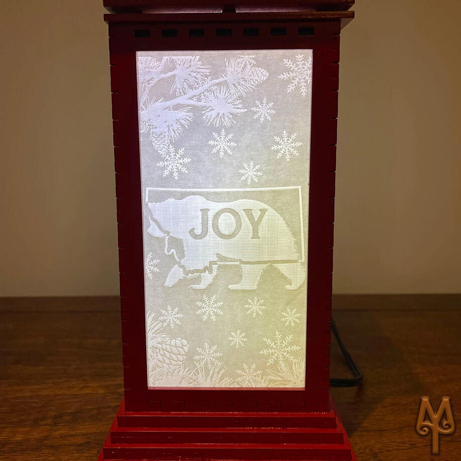 Montana Christmas Lantern / Lamp
